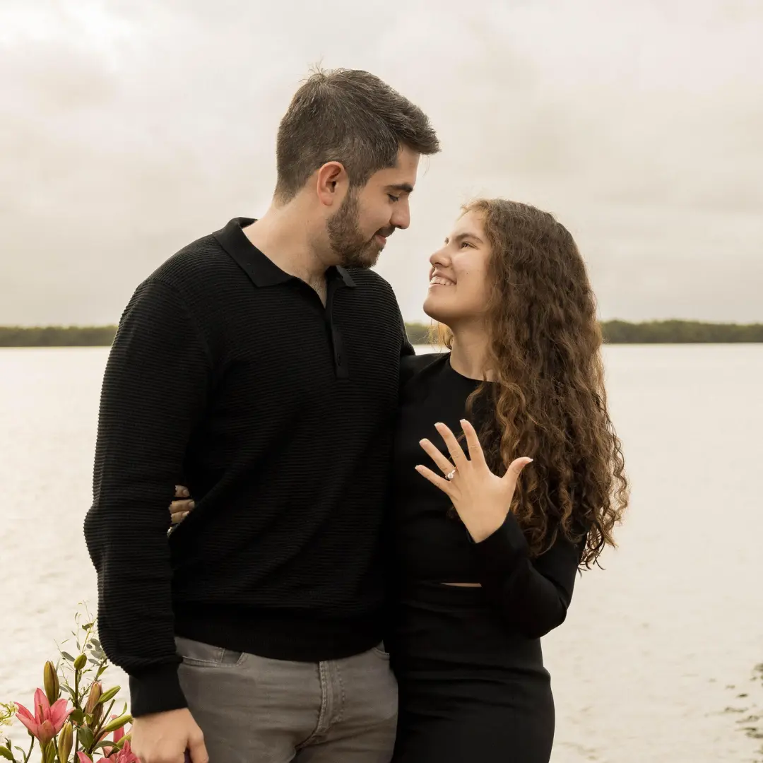 Anillo de compromiso diseñado para Javier Agraz